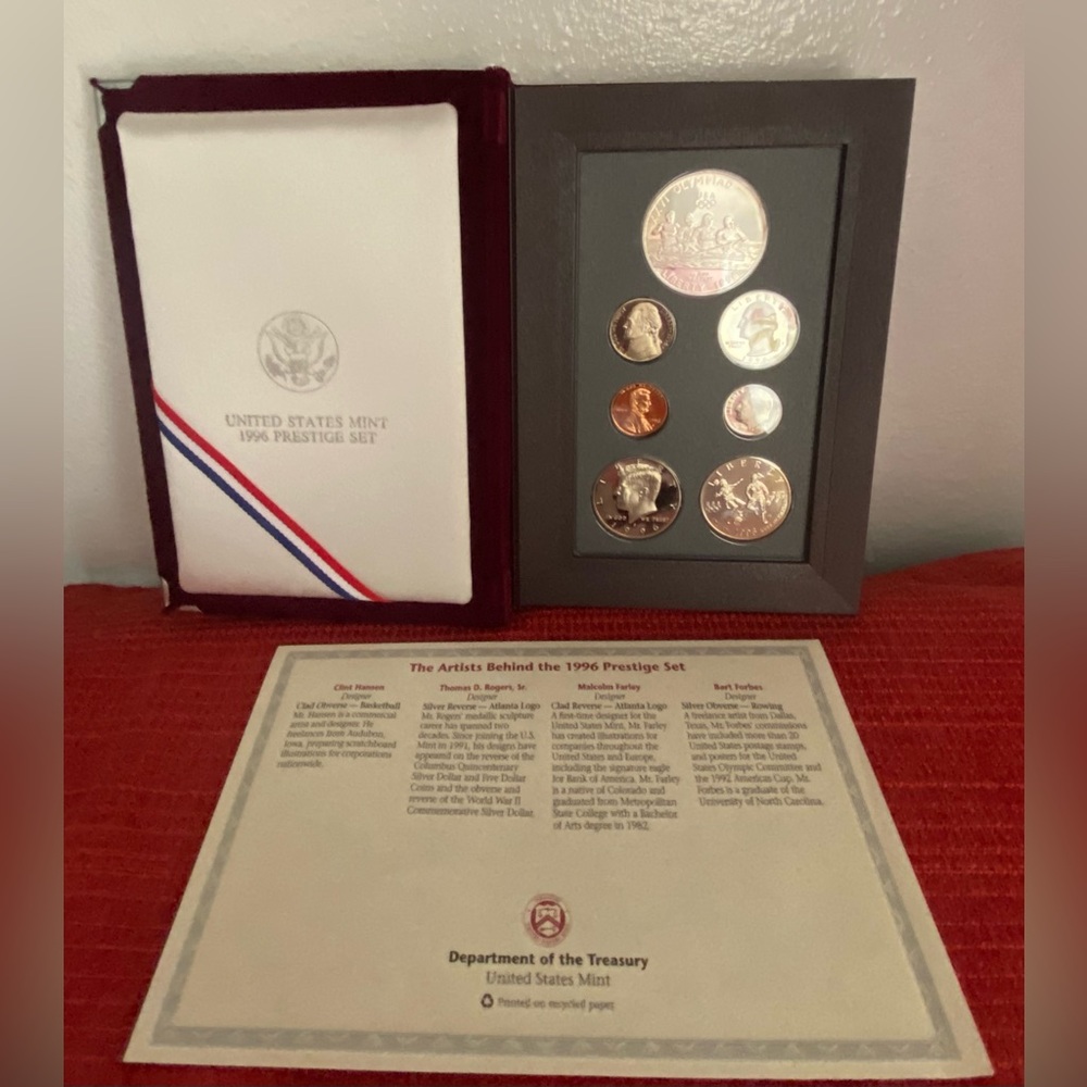 1996 United States Mint Prestige Coin Set
